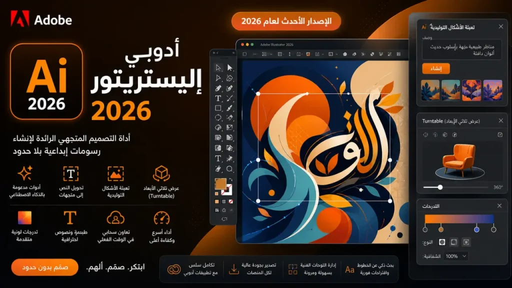Adobe Illustrator 2026 كامل الكراك مدى الحياة