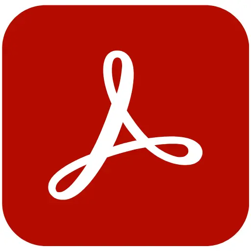 شعار Adobe Acrobat Pro DC الرسمي
